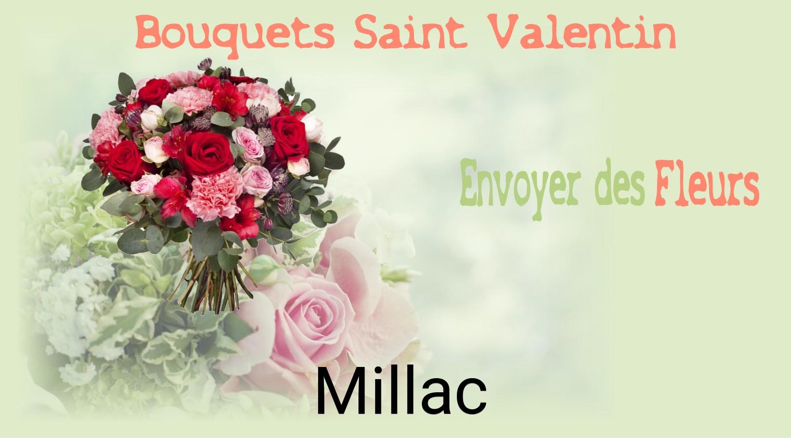 Roses de Saint-Valentin livrées à Millac